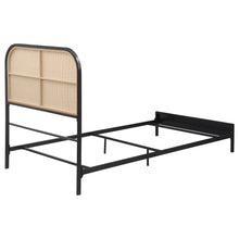 Load image into Gallery viewer, Amherst Eastern King, Queen, Full, &amp; Twin Bed White &amp; Black