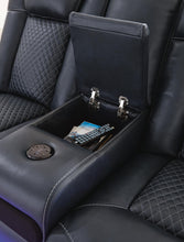 Load image into Gallery viewer, Fyne-Dyme Power Reclining Loveseat with Console