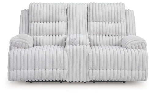 Rhines Falls Power Reclining Loveseat with Console