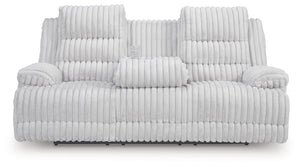 Rhines Falls Power Reclining Sofa with Drop Down Table