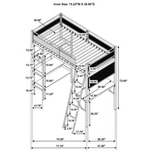 Load image into Gallery viewer, Campus Workstation Loft Bed