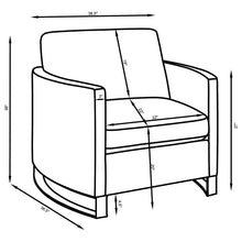 Load image into Gallery viewer, Corliss Accent Chairs Gold