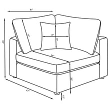Load image into Gallery viewer, Serene 4 Pc Sectional Beige