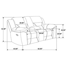 Load image into Gallery viewer, Gilson Reclining Loveseat