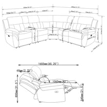 Load image into Gallery viewer, Bahrain Modular Power Reclining Sectional Sofa