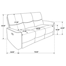 Load image into Gallery viewer, Navarro Reclining Sofa