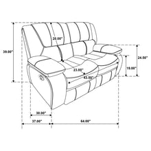 Load image into Gallery viewer, Camila Reclining Loveseat