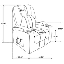 Load image into Gallery viewer, Louie Power Lift Massage Recliner