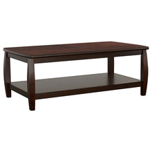 Load image into Gallery viewer, Dixon Rectangular Coffee Table with Lower Shelf Espresso
