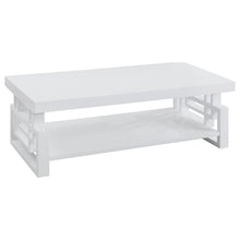 Load image into Gallery viewer, Schmitt Rectangular Coffee Table High Glossy White