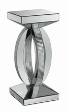 Load image into Gallery viewer, Amalia Square End Table with Lower Shelf Clear Mirror