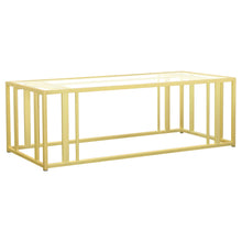 Load image into Gallery viewer, Adri Metal Frame Coffee Table Matte Brass