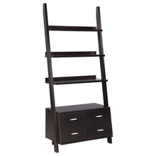 Load image into Gallery viewer, Colella 4-drawer Storage Bookcase Cappuccino