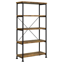 Load image into Gallery viewer, Analiese 4-shelf Bookcase Antique Nutmeg
