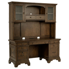 Load image into Gallery viewer, Hartshill Credenza with Hutch Burnished Oak