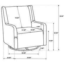 Load image into Gallery viewer, Serra Swivel Glider Chair