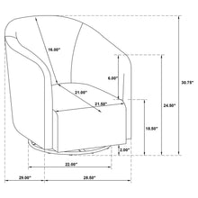 Load image into Gallery viewer, Mossbrook Swivel Accent Chair