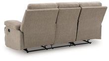 Load image into Gallery viewer, Side-Swipe Reclining Sofa with Drop Down Table