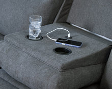 Load image into Gallery viewer, Side-Swipe Reclining Sofa with Drop Down Table