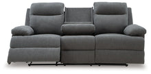 Load image into Gallery viewer, Side-Swipe Reclining Sofa with Drop Down Table