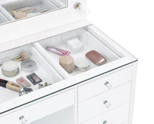 Load image into Gallery viewer, Acena Makeup Vanity Table with LED Mirror