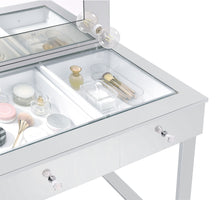 Load image into Gallery viewer, Umbridge Makeup Vanity Table with LED Mirror