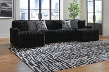 Load image into Gallery viewer, Midnight-Madness Sectional with Chaise