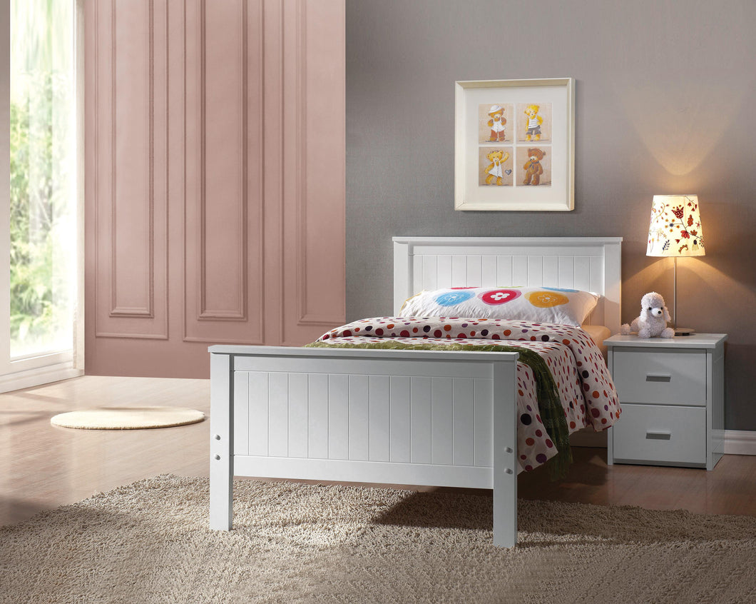 Bungalow White Twin Bed