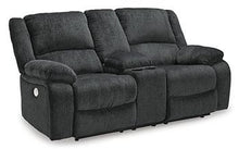 Load image into Gallery viewer, Draycoll Power Reclining Loveseat with Console