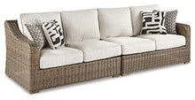Load image into Gallery viewer, Beachcroft 2-Piece Outdoor Loveseat with Cushion