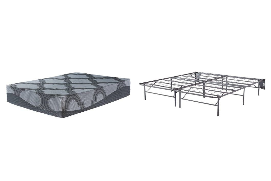 12 Inch Ashley Hybrid King Adjustable Base and Mattress image