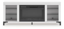 Load image into Gallery viewer, Brollevi 60&quot; TV Stand with Electric Fireplace