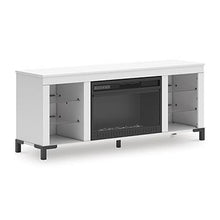 Load image into Gallery viewer, Brollevi 60&quot; TV Stand with Electric Fireplace
