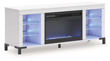 Load image into Gallery viewer, Brollevi 60&quot; TV Stand with Electric Fireplace