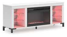 Load image into Gallery viewer, Brollevi 60&quot; TV Stand with Electric Fireplace