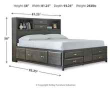 Load image into Gallery viewer, Caitbrook Storage Bed with 8 Drawers