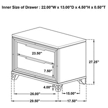 Load image into Gallery viewer, Marmore Nightstand