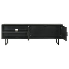 Load image into Gallery viewer, Marsden 2-door Wood 70&quot; TV Stand Charcoal Black