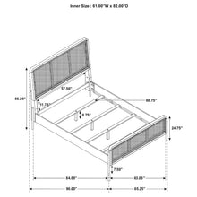 Load image into Gallery viewer, Arini Panel Bed