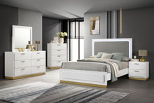 Load image into Gallery viewer, Caraway Panel Bed with LED Lighting