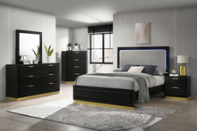 Load image into Gallery viewer, Caraway Panel Bed with LED Lighting