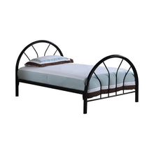 Load image into Gallery viewer, Marjorie Twin Platform Bed Black, Blue, &amp; White