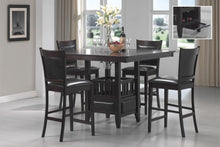 Load image into Gallery viewer, Jaden Square Counter Height Table with Storage Espresso