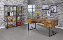 Load image into Gallery viewer, Analiese 4-shelf Open Bookcase Antique Nutmeg