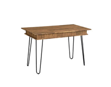 Load image into Gallery viewer, Sheeran Writing Desk with 4 Hidden Storages Rustic Amber