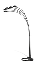 Load image into Gallery viewer, Kayd 5-light Floor Lamp Satin Black