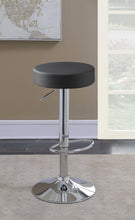 Load image into Gallery viewer, Ramses 29&quot; Adjustable Bar Stool Chrome and Black