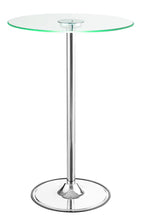Load image into Gallery viewer, Thea LED Bar Table Chrome and Clear