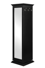 Load image into Gallery viewer, Robinsons Swivel Accent Cabinet with Cork Board Black