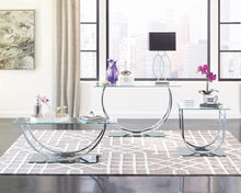 Load image into Gallery viewer, Danville U-shaped End Table Chrome